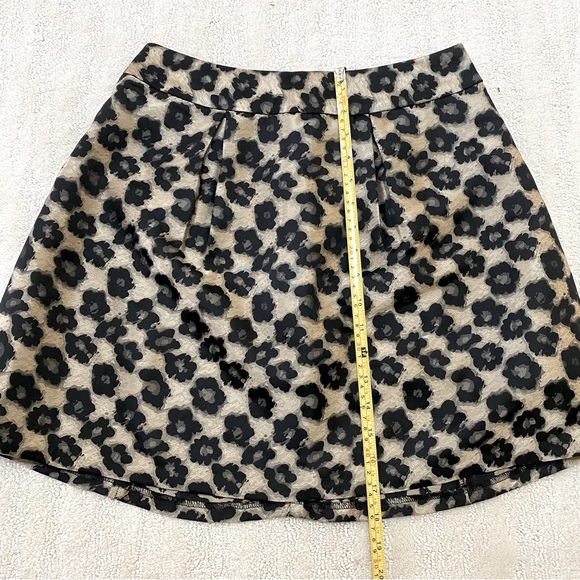 Banana Republic Metallic Gold Flower Print Pencil Skirt - Picture 6 of 6